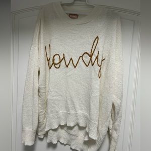 Show me your mumu “howdy” sweater